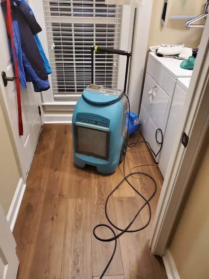 Commercial dehumidifier deployed for Flood Damage Cleanup in Moultrie